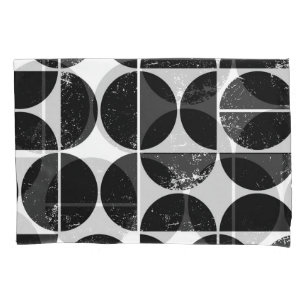 Minimalistisch geometrisch: Skandinavische Halbkre Kissenbezug