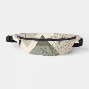 Minimalistisch Geometrische Natur Inspiriert Bauchtasche