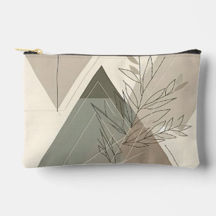 Minimalistisch Geometrische Natur Inspiriert Zubehörtasche
