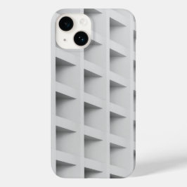 Minimalistisch Geometrisches 3D-Wandmuster Case-Mate iPhone 14 Hülle