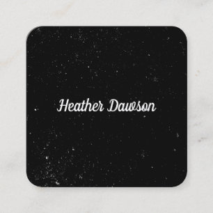 Minimalistisch (gesprenkelt) quadratische visitenkarte