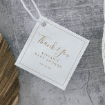 Minimalistisch Gold Baby Dusche Vielen Dank Geschenkanhänger<br><div class="desc">Diese minimalistisch goldene Babydusche, die sich durch die Liebhaber der Anhänger auszeichnet, ist perfekt für eine einfache Babydusche. Das moderne romantische Design besticht durch klassische Goldtypografie und Weiß, gepaart mit einer rustikalen und eleganten Kalligraphie mit Vintagem handgeschriebenem Stil. Anpassbar in jeder Farbe. Behalt das Design einfach und elegant, wie es...</div>