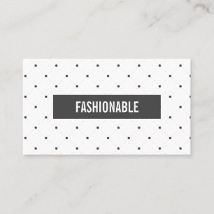 Minimalistisch /grau Bar / Pattern Visitenkarte