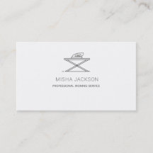 Minimalistisch Gray White Beruflich Bügelwäsche