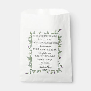 Minimalistisch Greenery Frame Irish Sessing Geschenktütchen