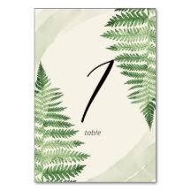 Minimalistisch grüne Fern