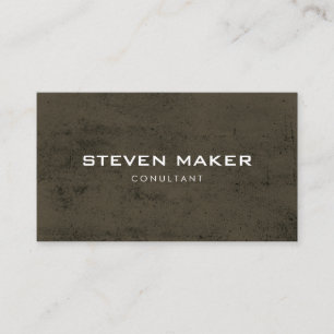 Minimalistisch Grunge Visitenkarte