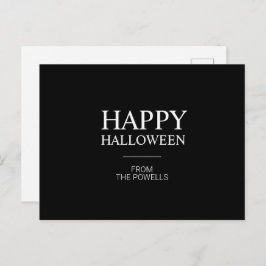 MINIMALISTISCH HAPPY HALLOWEEN POSTCARDS | KLASSIS POSTKARTE