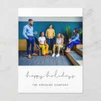 Minimalistisch Happy Holidays Business Foto
