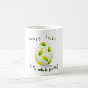 Minimalistisch Happy Oaster hübsch Cartoon Kaffee  Kaffeetasse
