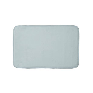 Minimalistisch hellblau, schlicht elegant badematte