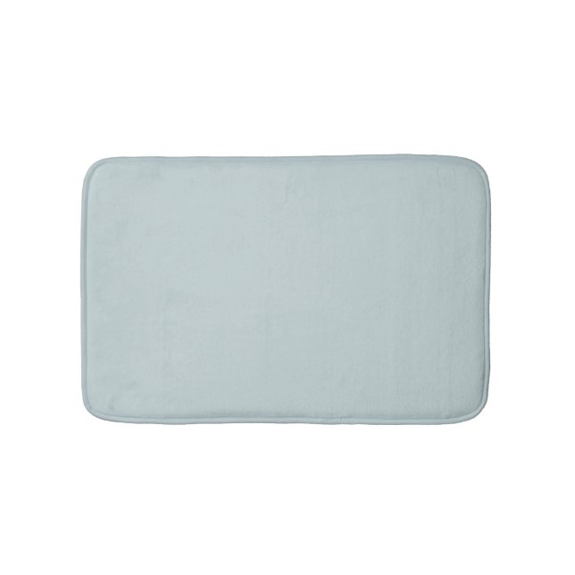 Minimalistisch hellblau, schlicht elegant badematte (Vorderseite)