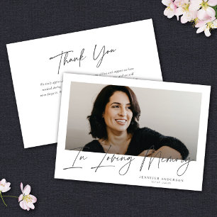 Minimalistisch in der liebenden Memory Memorial Fo Einladung