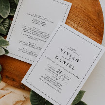 Minimalistisch in einer Hochzeit