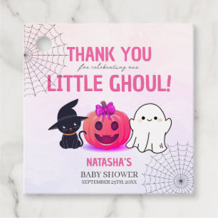 Minimalistisch ist eine Ghoul Halloween-Kinderdusc Geschenkanhänger