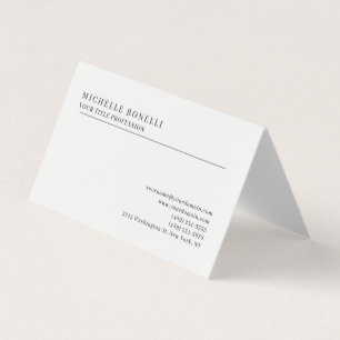 Minimalistisch Klassisch Schlicht Professionell Visitenkarten