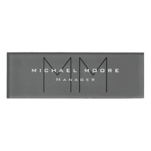 Minimalistisch kreativ nutzbringend Schlicht einfa Namenschild