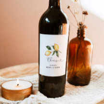 Minimalistisch Lemon Brautparty