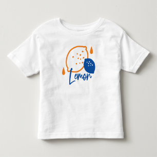 Minimalistisch Lemon Line Art - Moderne Zitrusfrüc Kleinkind T-shirt