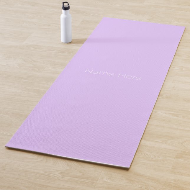Minimalistisch-Light-individuelle Name-Monogramm m Yogamatte (Beispiel)