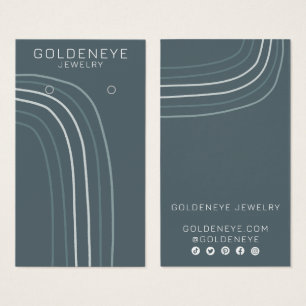 Minimalistisch Lines Chic Earring Juwelier Display