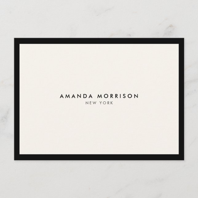 Minimalistisch Luxus-Boutique Geschenkgutschein fü (Vorderseite)