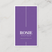 Minimalistisch Luxus-Boutique Lila/weiß