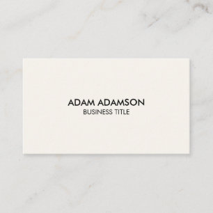 Minimalistisch Luxus-Boutique (QR-Code) Elfenbein Visitenkarte