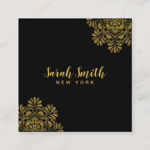 Minimalistisch Luxus-Boutique Quadratische Visitenkarte