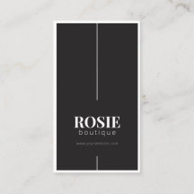 Minimalistisch Luxus-Boutique Schwarz/Weiß