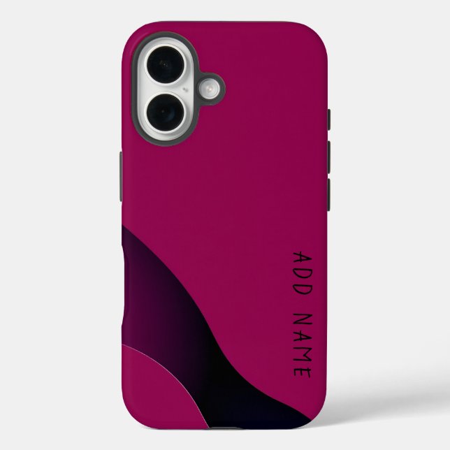 Minimalistisch Magenta Abstrakt Case-Mate iPhone Hülle (Rückseite)