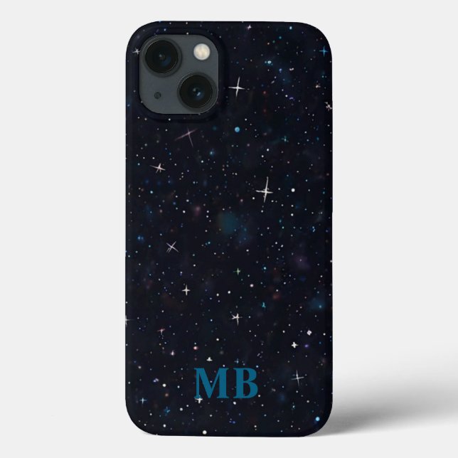 Minimalistisch-Modern-Anfangsmonogramm Case-Mate iPhone Hülle (Rückseite)