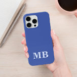 Minimalistisch-Modern-Anfangsmonogramm Case-Mate iPhone Hülle<br><div class="desc">Navy Blue Minimalistisch Modern Initial Monogram Phone Case. Erstellen Sie Ihren eigenen personalisierten iPhone Case mit individuellem Anfangsnamen.</div>