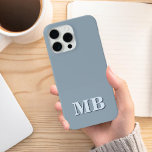 Minimalistisch-Modern-Anfangsmonogramm Case-Mate iPhone Hülle<br><div class="desc">Minimalistisches,  modernes Monogram Phone Case. Erstellen Sie Ihren eigenen personalisierten iPhone Case mit individuellem Anfangsnamen.</div>
