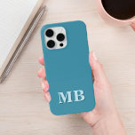 Minimalistisch-Modern-Anfangsmonogramm Case-Mate iPhone Hülle<br><div class="desc">Minimalistisches,  modernes Monogram Phone Case. Erstellen Sie Ihren eigenen personalisierten iPhone Case mit individuellem Anfangsnamen.</div>