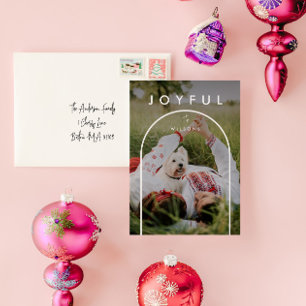 Minimalistisch Modern Arch Foto Weihnachten