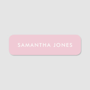 Minimalistisch Modern Fun Stilvoll Einfache Namens Namensschild
