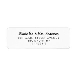 Minimalistisch Modern Future Mr. Black Elegant