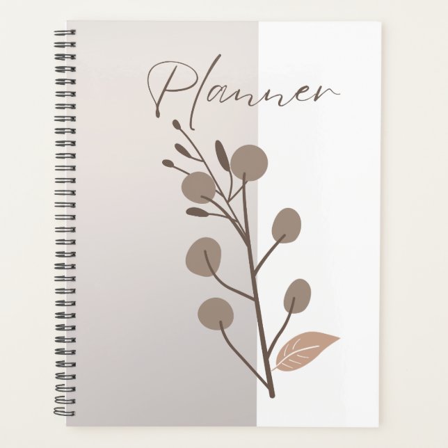 Minimalistisch-modern, Hochzeitsplaner 33 Planer (Vorderseite)