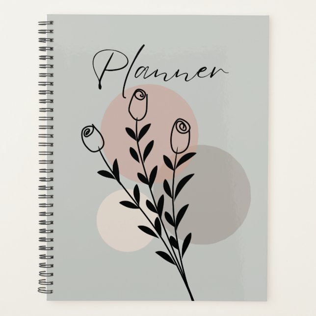 Minimalistisch-modern, Hochzeitsplaner 36 Planer (Vorderseite)