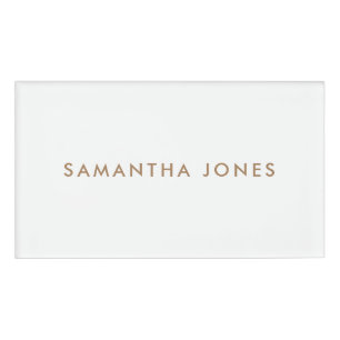 Minimalistisch Modern Namenschild