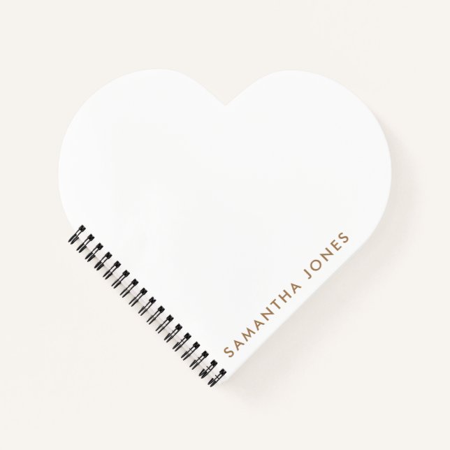 Minimalistisch modern notizbuch (Vorderseite)