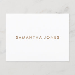 Minimalistisch modern postkarte