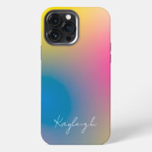 Minimalistisch Modern Rainbow Ombre w/Individuelle