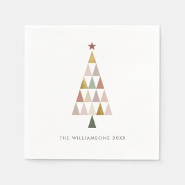 Minimalistisch Modern Scandi Einfaches Weihnachtsb Serviette