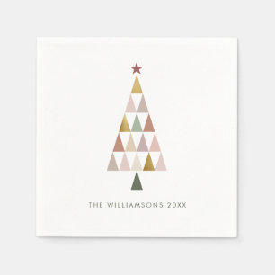 Minimalistisch Modern Scandi Einfaches Weihnachtsb Serviette