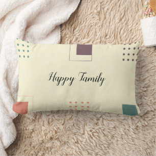 Minimalistisch Moderne Abstrakte Kunst in farbenfr Lendenkissen