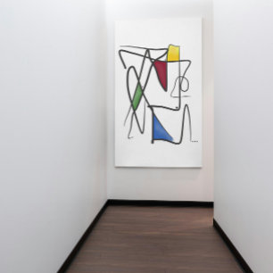 Minimalistisch Moderne Abstrakte Kunst Nr. 3 Poster