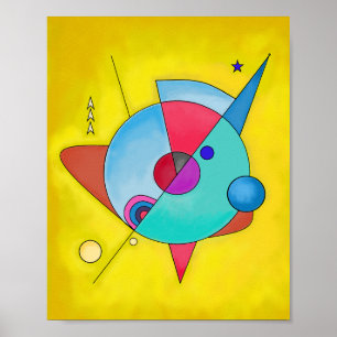 Minimalistisch Moderne Abstrakte Kunst Nr. 5 Poster