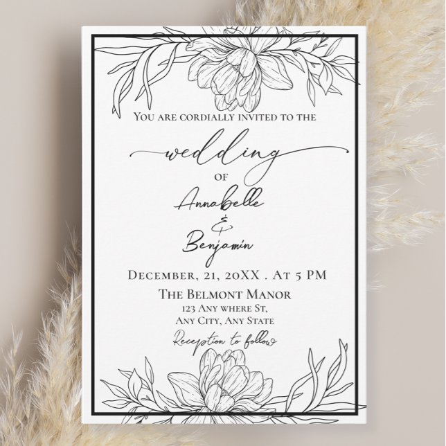 Minimalistisch Moderne Terracotta Hochzeit Einladung (Von Creator hochgeladen)